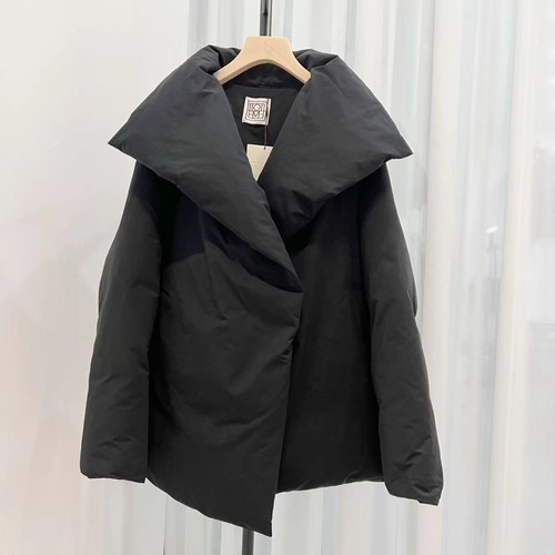 OFF WHITE Cappotto giacca piumino caldo sciolto Toteme