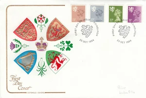 31p 22p 17p 13p Scotland Cotswold FDC Edinburgh 1984 NO INSERT (139597) - Picture 1 of 1