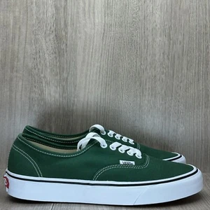 Vans Authentic Color Theory Sneakers Men 8.5 Lace Up Flat Canvas Greener Pasture - Picture 1 of 12