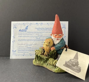 Artina 1989 Gnome DAVID #105 Rien Poortvliet RARE w/ BOX + COA + TAG + FIRST ED. - Picture 1 of 24