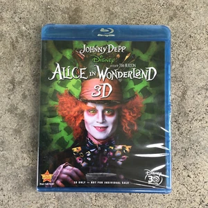 Sealed Alice in Wonderland (3D Blu-Ray, 2010) Disney Tim Burton Johnny Depp - Picture 1 of 2