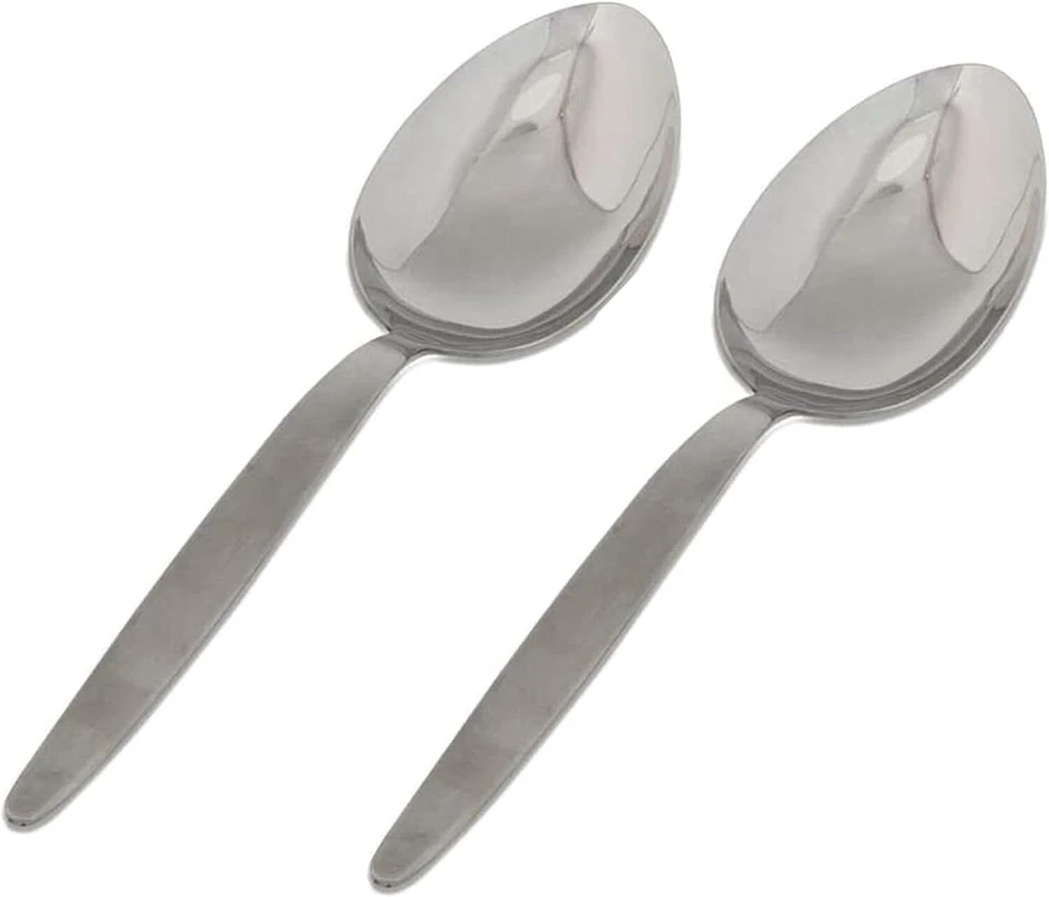 Gray Kunz Sauce Spoon 2 Pack Kunz Spoon Set 18/10 Stainless Steel Plating Spoon