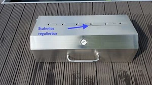Grillhaube / Edelstahldeckel für unseren Deluxe Edelstahlgrill XL - Bild 1 von 3