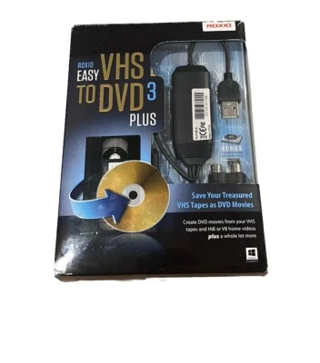 Roxio Easy VHS to DVD 3 Plus Video Conversion Capture Device new in box - Image 1 of 3