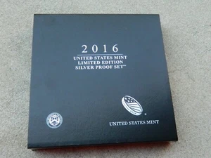 2016- S LIMITED EDITION SILVER PROOF SET OGP/COA - Picture 1 of 6