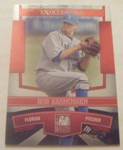ROB RASMUSSEN UCLA BRUINS RC 2010 Donruss Elite baseball card BLUE JAYS MARINERS - Picture 1 of 1
