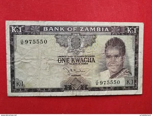 Zambia - 1 Kwacha 1968 RARE ! Pick 5 - tb / f ! - Imagen 1 de 2