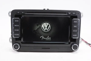 VOLKSWAGEN EOS PASSAT  Radio Navigation Unit AM-FM Tuner CD OEM 2010 - 2015 - Picture 1 of 8