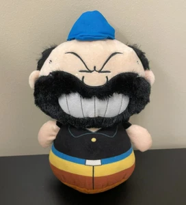 Bluto Brutus 9" Beanbag Stuffed Plush Popeye the Sailorman Round Shape Big Head - Picture 1 of 6