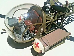 Corgi Bell H-13 Sioux US Army M.A.S.H Helicopter Korea 1951 Die-cast 1:48 Scale - Picture 1 of 12