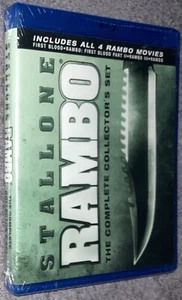 Rambo Blu-ray First Blood/First Blood II/Rambo III/Rambo Collector's Set - NEW - Picture 1 of 3