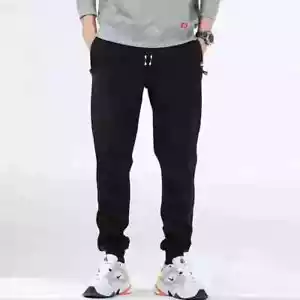 Men's Fleece Lined Sherpa Sweatpants Winter Warm Pants Jogger Athletic Trousers - Picture 1 of 28