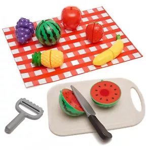 Toy Chef Play Food Pretend Set Fruit Kitchen Toys for Toddler Girls Boys - - Picture 1 of 5