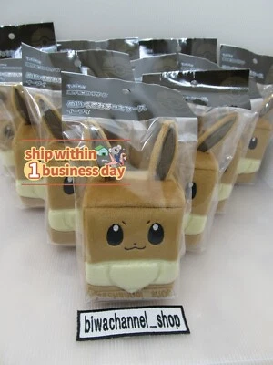 Pokemon Kartenspiel Eevee Plüsch Deck Hülle Scharlachrot & Violett Japanisch - Bild 1 von 4