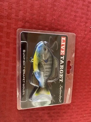 Cebo de natación Live Target 4-1/3" 7/8 oz SFS110MS563 natural Bluegill Foto 1 de 4