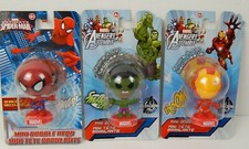 Marvel Mini Bobble Head Lot Of 3 New Sealed Iron Man Hulk Ultimate Spider-Man