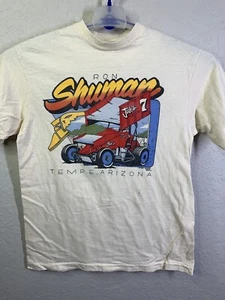 Vintage 1987 Ron Shuman KNOXVILLE NATS Sprint Car Racing Grafica T punto singolo - Foto 1 di 5