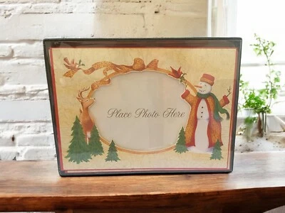 Punch Studio Deer/Snowman Christmas Holiday Greeting Photo Cards - Set of 18 NIB - Image 1 of 4