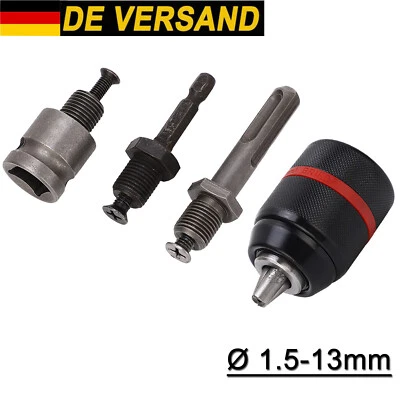 Metal Schnellspann Bohrfutter Profi SDS Plus Adapter für Bohrmaschine Ø1.5-13mm - Bild 1 von 4