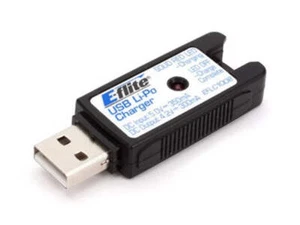 E-Flite Blade Nano QX 1S 350mAh USB LiPo Charger : EFLC1008 - Picture 1 of 1