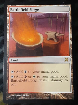 Battlefield Forge x1 , 10th Edition , LP , MTG , FREE SHIPPING - Image 1 of 2