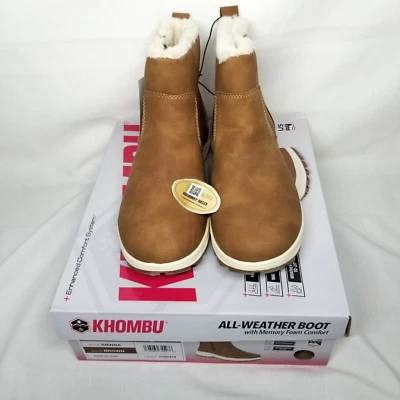 Khombu Sienna Women's Size 9 All Weather Fur Lined Boots Brown New with Box - Image 1 of 4