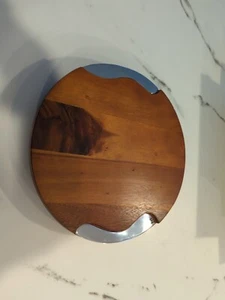 Nambe "Luna" Käsebrett Wurstwarenmesser & Streuer 5012 Neil Cohen MODERN - Bild 1 von 5