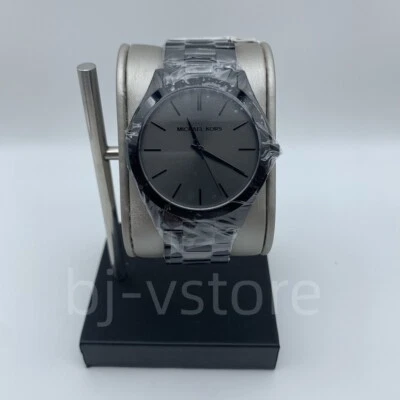 Michael Kors MK8507 Slim Runway Black Dial stainless steel Quartz Men's Watch - Image 1 of 4