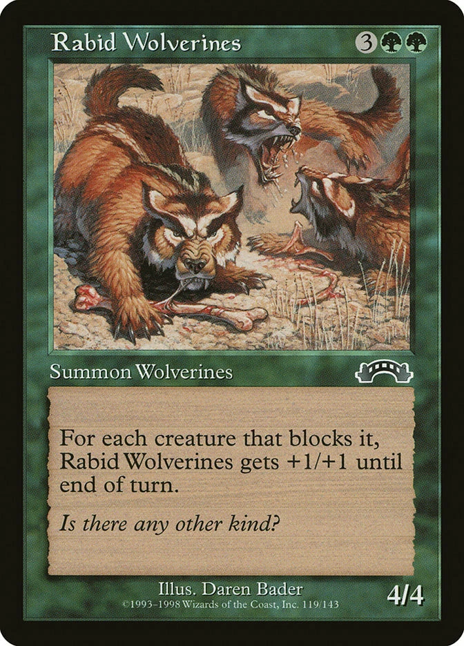 1x Rabid Wolverines - LP - Exodus - SPARROW MAGIC mtg - Image 1 of 1