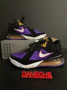 Nike Lebron XVIII 18 Low ‘ACG Terra’ Mens Size 10 Black Purple Lakers CV7562-003 - Picture 1 of 9