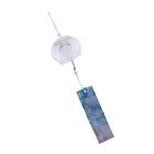 7x6cm Japanese Style Glass Windchime Hanging Decor Home Glass Wind Bells