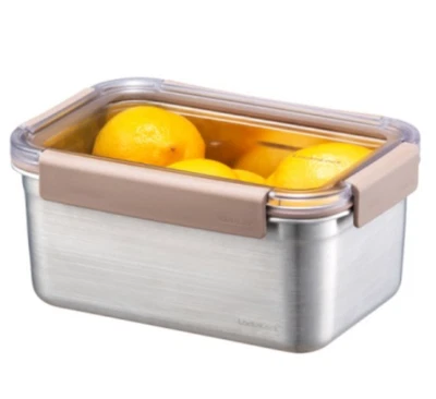 Locknlock Stainless Steel Modular Lunch Box 1.5L / Food Container Korea BPA FREE - Image 1 of 2