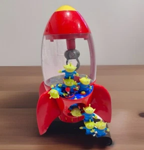 WORKS! Disney Pixar Toy Story Pizza Planet Space Crane Claw Machine 8 Aliens - Picture 1 of 11