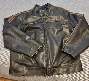 Arizona Jean Company brown leather jacket Mens XL - Picture 1 of 10