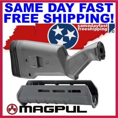 Magpul Remington 870 SGA Stock/M-LOK Forend Combo GRIS MAG460-GRY MAG496-GRY Foto 1 de 4