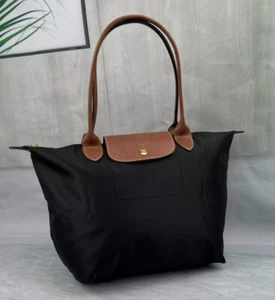 Longchamp Tote Bag/Handbag Black 2605 # - Picture 1 of 8