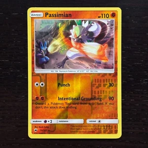 Passimian 79/147 Pokemon Burning Shadows Sun & Moon Reverse Holo Rare Card NM - Picture 1 of 2