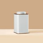 Metal Tinplate Box Square Tea Jar Container Green Tea Storage Box Cans for Food