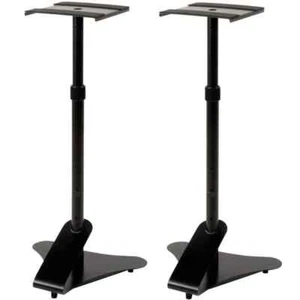 QUIKLOK BS402 (coppia) supporto stand con altezza regolabile x casse monitor NEW - Picture 1 of 3