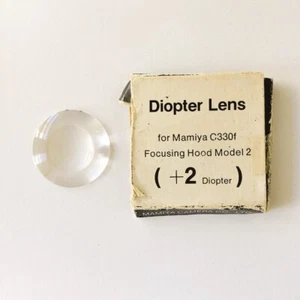 【NEUWERTIG】Mamiya +2.0Diopter Objektiv für C330f Twin-Objektiv Spiegelreflexkamera Okular in Box - Bild 1 von 11