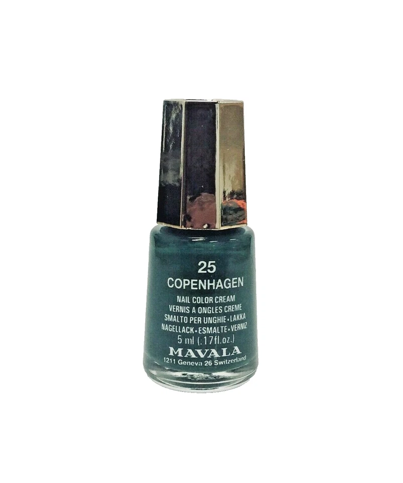MAVALA 5ml Mini Nagellack Cream Copenhagen dunkles Grün Lack Nr. 25 - Bild 1 von 1