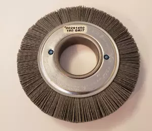 Weiler Crimped Nylon Wheel Brush 6" OD 2" Arbor Hole 3600 RPM 1" Face 00291450 - Picture 1 of 4