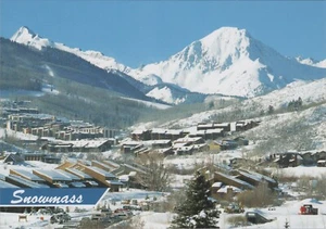 Postkarte Snowmass Resort Colorado Vintage Berge Mt Daly - Bild 1 von 2