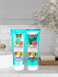 Power Stick Kokosöl & Geranienöl Shampoo & Conditioner Duo Set - Bild 1 von 5