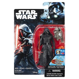 FIGURA DE ACCIÓN STAR WARS THE FORCE AWAKENS KYLO REN 3 3/4 PULGADAS - Imagen 1 de 2
