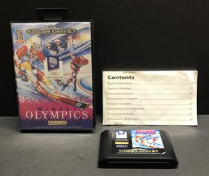 Winter Olympic Games (Sega Genesis, 1991) No Manual 