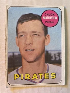 1969 Topps Chuck Hartenstein Pittsburgh Pirates #596 - Picture 1 of 2