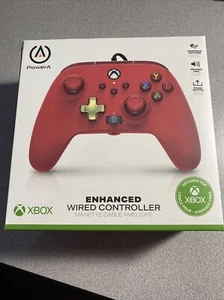 Power A Enhanced Wired Controller Red - Xbox Series X, Brand New - Picture 1 of 4