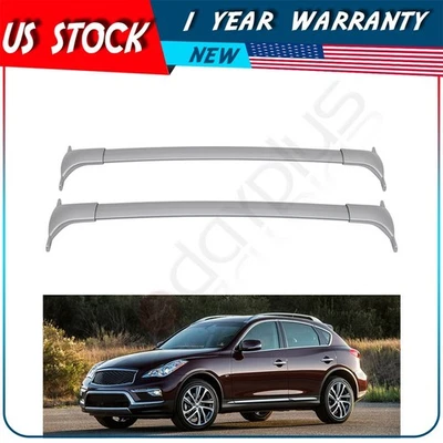 ?Bagageiro de teto barra transversal transportadora de carga para 2010-2018 Infiniti QX50 - Imagem 1 de 4
