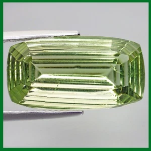 11.00 Ct Fabulous Cushion (20 x 10 mm) Natural Green Amethyst (Prasiolite) Gems - Picture 1 of 7
